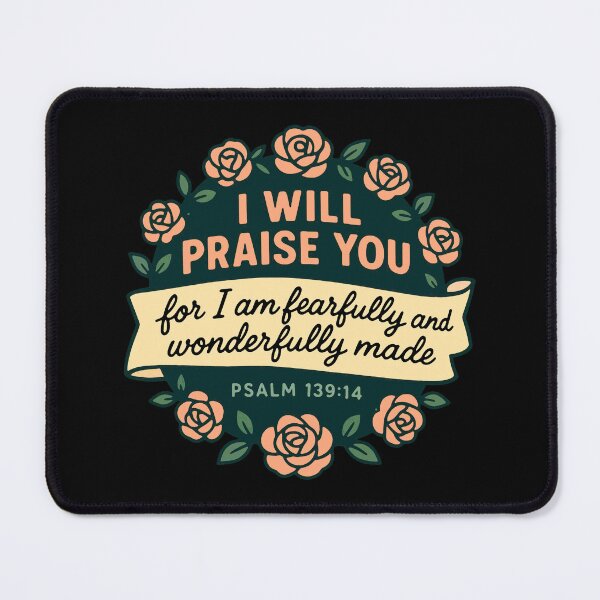 Item preview, Psalm 139:14 I Will Praise You For I Am Fearfully And Wonderfully Made designed and sold by plushism.