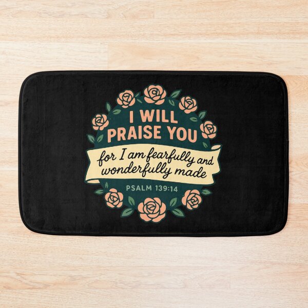 Item preview, Psalm 139:14 I Will Praise You For I Am Fearfully And Wonderfully Made designed and sold by plushism.