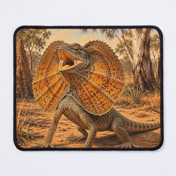 Item preview, Frilled Fury of the Outback designed and sold by Pixel Junkies Studio.