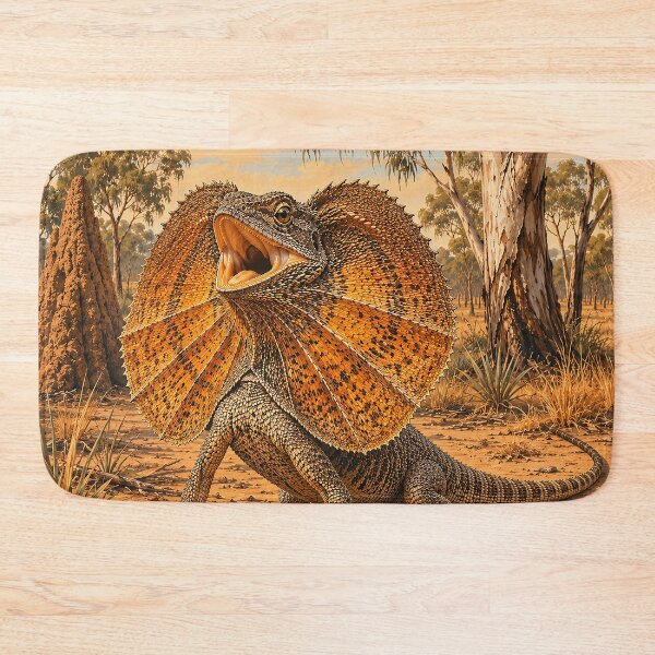 Item preview, Frilled Fury of the Outback designed and sold by Pixel Junkies Studio.