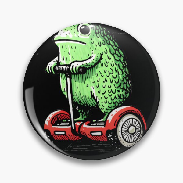 Artikelvorschau, Lustiger Zaubererfrosch auf Hoverboard, der sich auf den Weg macht, um Tom Albernheiten zu begehen (Meme-Kunst) entworfen und verkauft von MiALopezArt.
