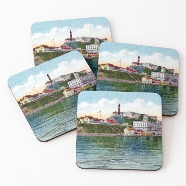 Item preview, Alcatraz Federal Penitentiary Original Vintage Postcard – Alcatraz Island designed and sold by GhostlyWorld.