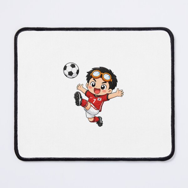 Item preview, KOREA HAENAM - Cute Chibi Soccer Player Korea Sticker designed and sold by KOREA-HAENAM.