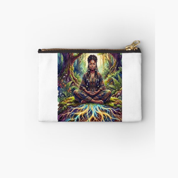 Item preview, African Meditation Wall Art, Spiritual Forest Goddess Print, Tree Roots Nature Decor designed and sold by ChloeDesigns401.