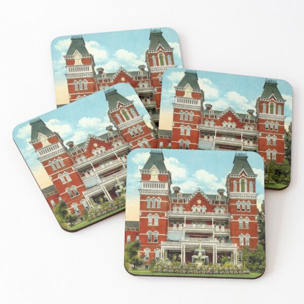 Item preview, Athens Lunatic Asylum Original Vintage Postcard – Administration Building designed and sold by GhostlyWorld.