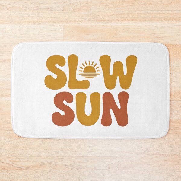 Item preview, Slow Sun Retro Boho Sunshine Typography Design designed and sold by FusiTink.