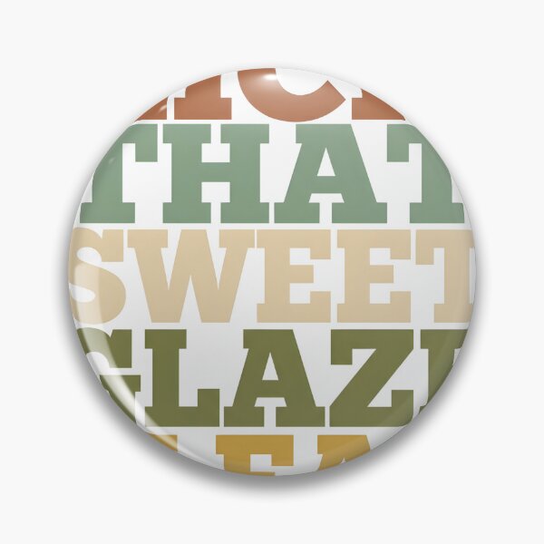 Item preview, Lick That Sweet Glaze Clean Retro Y2K Typography designed and sold by P2P-paotopao.