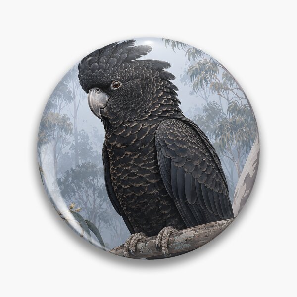 Item preview, Midnight Cockatoo in the Mists designed and sold by Pixel Junkies Studio.