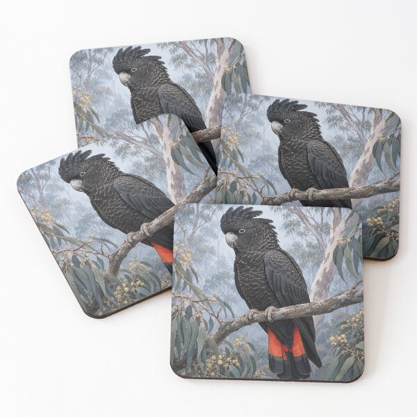 Item preview, Midnight Cockatoo in the Mists designed and sold by Pixel Junkies Studio.