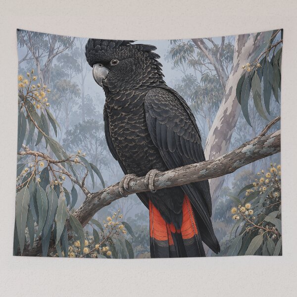 Item preview, Midnight Cockatoo in the Mists designed and sold by Pixel Junkies Studio.