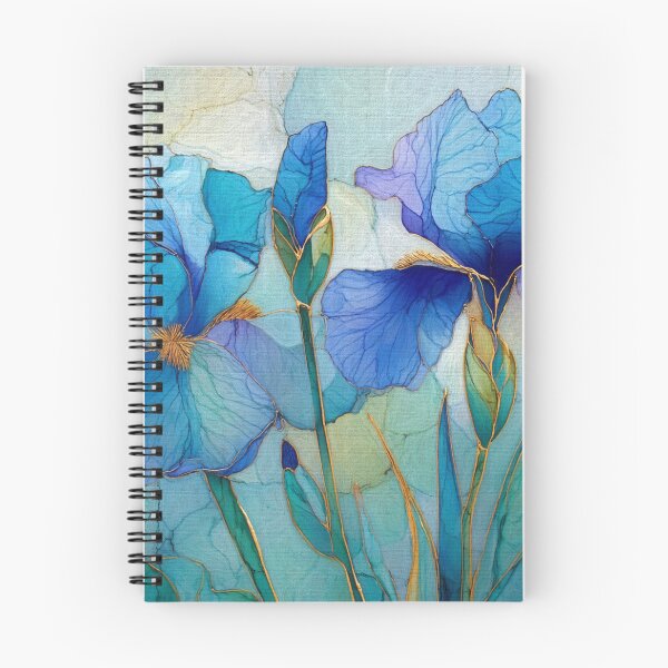 Item preview, Graceful Blue Irises designed and sold by Susan Rydberg.