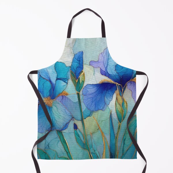 Item preview, Graceful Blue Irises designed and sold by Susan Rydberg.
