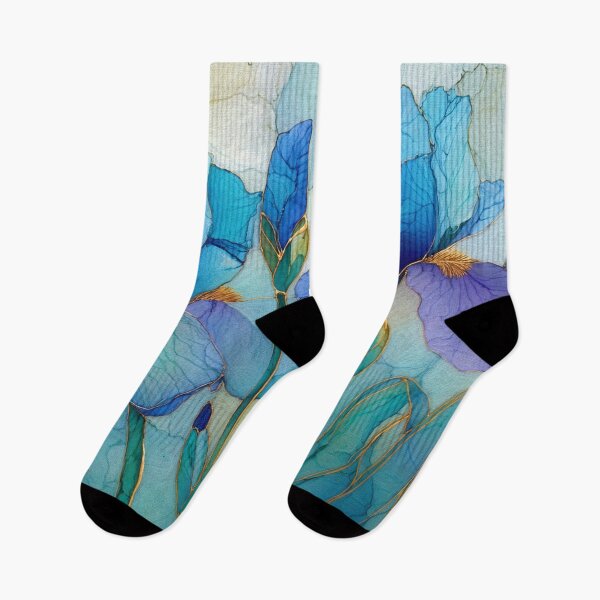 Item preview, Graceful Blue Irises designed and sold by Susan Rydberg.