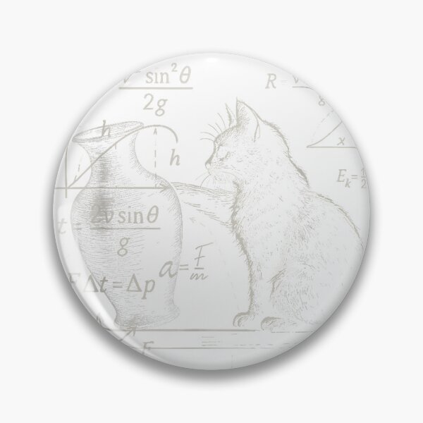 Item preview, Funny Cat Physics Humor Design What Cats Really Think T-Shirt designed and sold by SubStudio97.