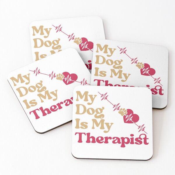 Item preview, Funny Dog Therapist My Dog Is My Therapist Long Sleeve T-Shirt designed and sold by SubStudio97.