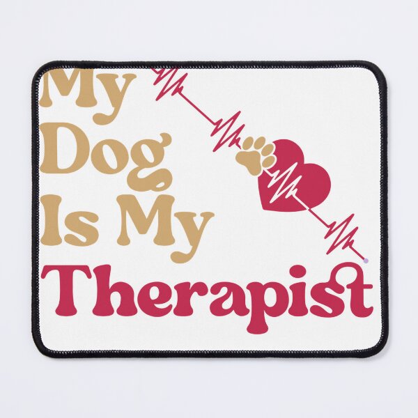 Item preview, Funny Dog Therapist My Dog Is My Therapist Long Sleeve T-Shirt designed and sold by SubStudio97.