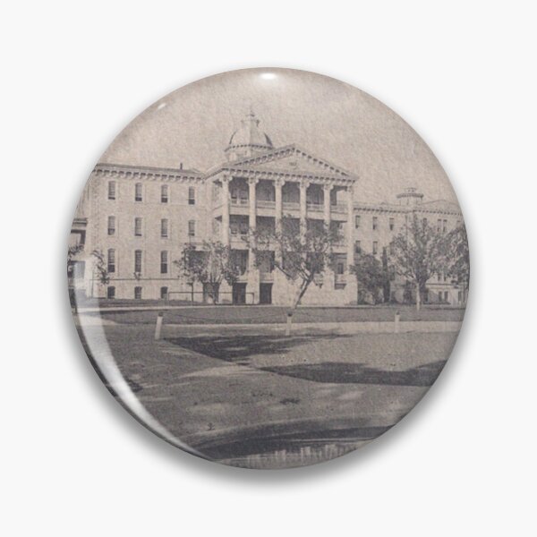 Item preview, Austin State Hospital Original Vintage Postcard – State Insane Asylum designed and sold by GhostlyWorld.