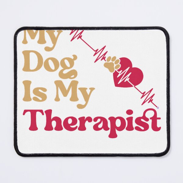 Item preview, Funny Dog Therapist My Dog Is My Therapist Premium Tri-blend T-Shirt designed and sold by SubStudio97.