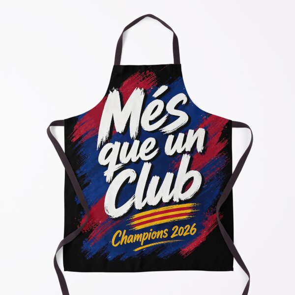 Item preview, Mes Que Un Club Champions 2026 Soccer Fan Brush Style Design designed and sold by Creative Spark.