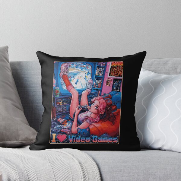 Item preview, I ❤️ Video Games Pixel Girl designed and sold by ShirtsOfDeath.
