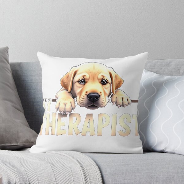 Item preview, Funny Lab Puppy My Therapist Labrador Dog T-Shirt designed and sold by SubStudio97.