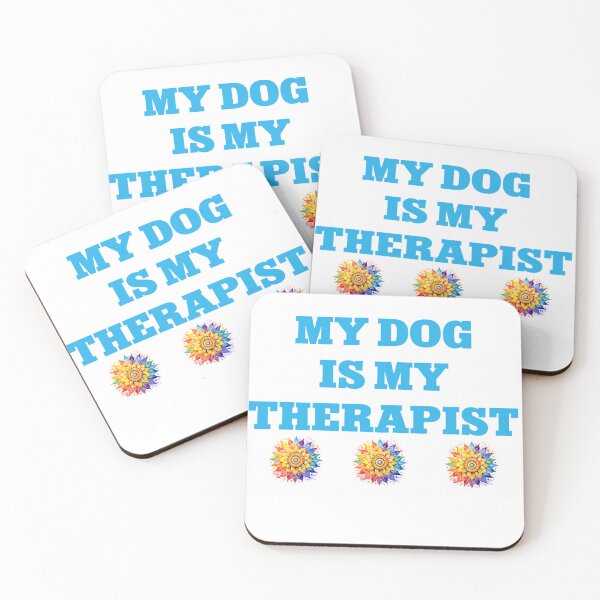 Item preview, Funny My Dog Is My Therapist Mental Health Long Sleeve T-Shirt designed and sold by SubStudio97.