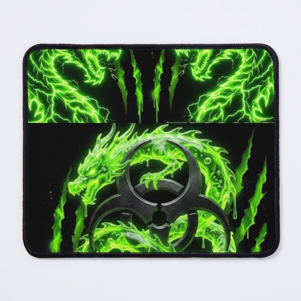Item preview, TOCOCLAWS Twin Neon Green Lightning Dragons designed and sold by TOCOCLAWS.