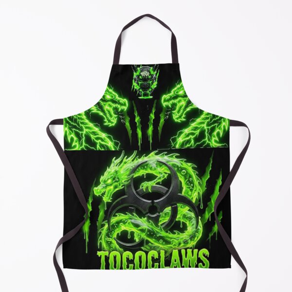 Item preview, TOCOCLAWS Twin Neon Green Lightning Dragons designed and sold by TOCOCLAWS.