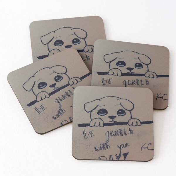 Item preview, Be Gentle with your day.  designed and sold by CrackedCanvas.