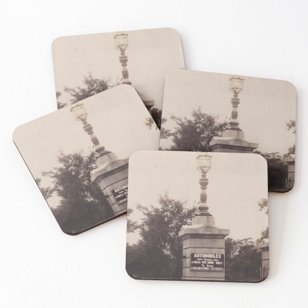 Item preview, Elgin State Hospital Vintage Postcard – Gate designed and sold by GhostlyWorld.