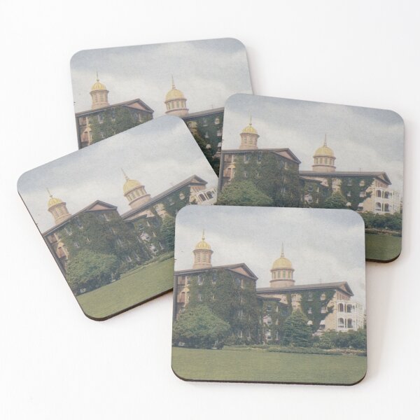 Item preview, Elgin State Hospital Vintage Postcard – Vines and Trees designed and sold by GhostlyWorld.