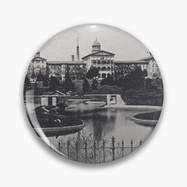 Artikelvorschau, Historische Postkarte des Elgin State Hospital – Krankenhaus in Nord-Illinois entworfen und verkauft von GhostlyWorld.