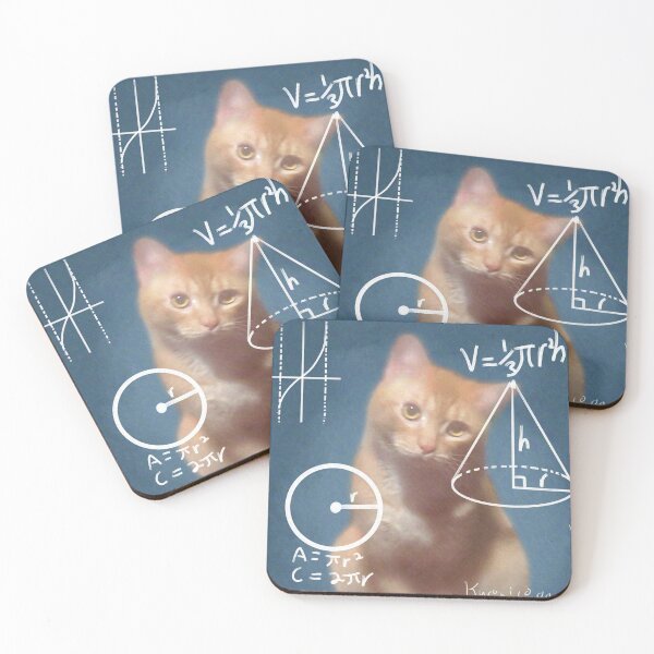 Item preview, Confused Cat designed and sold by Kuronicoooo.