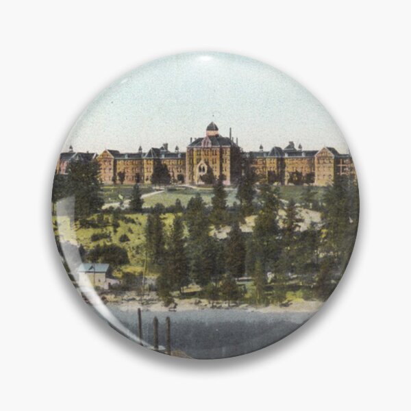 Item preview, Eastern State Hospital  (Medical Lake, Washington) Vintage Postcard – Asylum for the Insane designed and sold by GhostlyWorld.