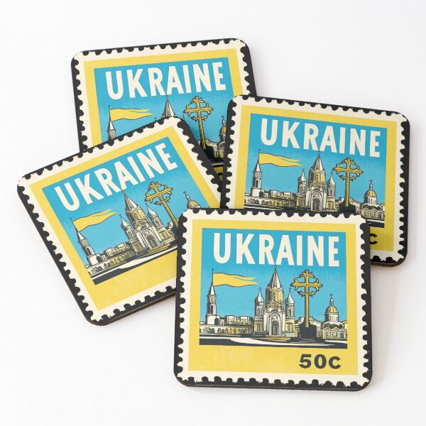 Item preview, Ukraine Vintage Stamp - Saint Sophia Cathedral designed and sold by tiigerdad.