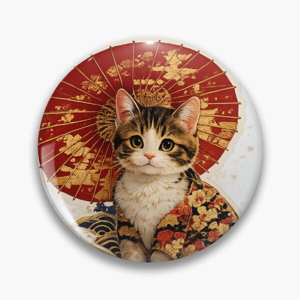 Item preview, Wagasa no Koneko – Japanese Umbrella Kitten designed and sold by 月夜 -Tsukiyo-.