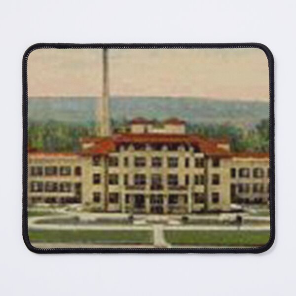 Item preview, Eastern Oregon State Hospital Vintage Postcard – Hospital with Car designed and sold by GhostlyWorld.