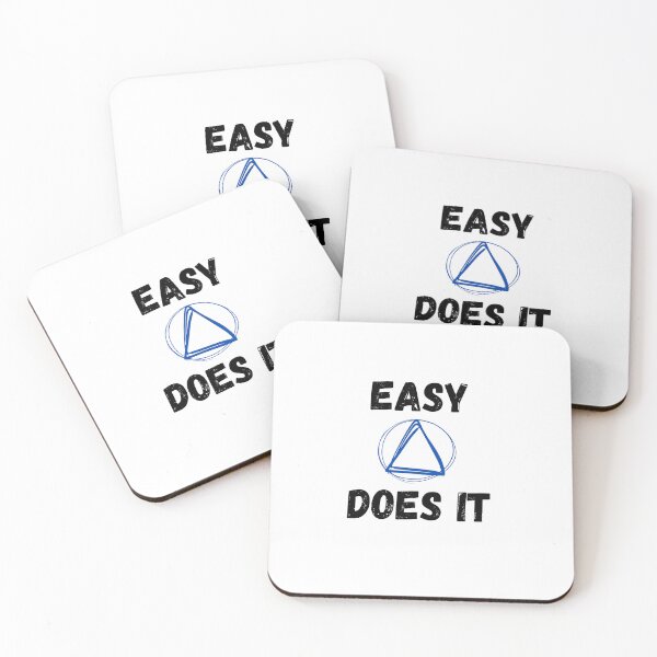 Item preview, Easy does it designed and sold by Sober-Gifts.