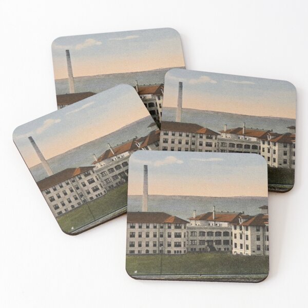 Item preview, Eastern Oregon State Hospital Vintage Postcard – Hospital designed and sold by GhostlyWorld.