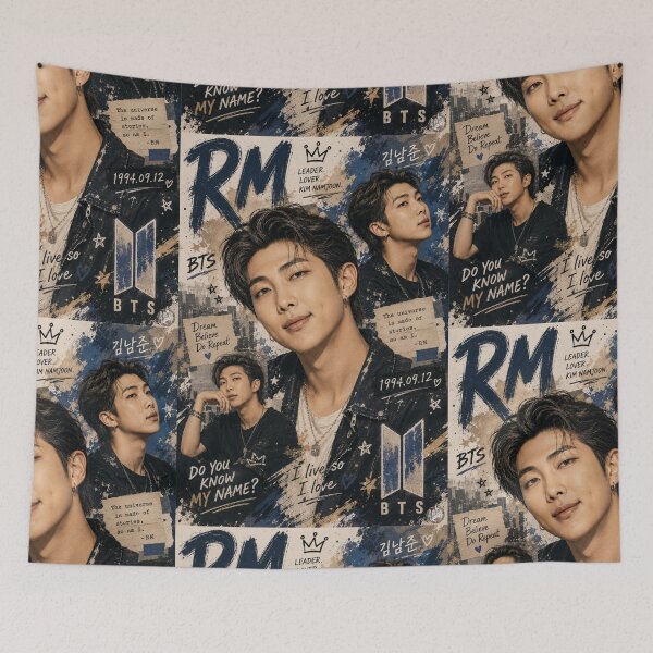 Item preview, BTS RM Poster | BTS Kim Namjoon Fan Art designed and sold by JTitli.
