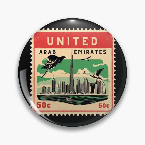 Item preview, United Arab Emirates Vintage Stamp - Burj Khalifa designed and sold by tiigerdad.