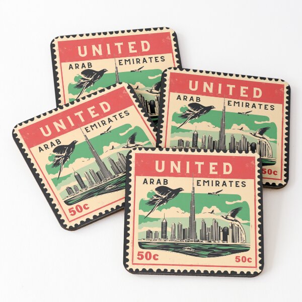 Item preview, United Arab Emirates Vintage Stamp - Burj Khalifa designed and sold by tiigerdad.