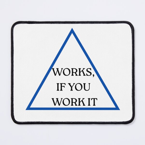 Item preview, Works if you work it designed and sold by Sober-Gifts.