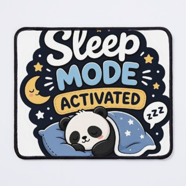 Item preview, Sleep Mode Activated Cute Panda Sleeping Kawaii designed and sold by WX-ST.