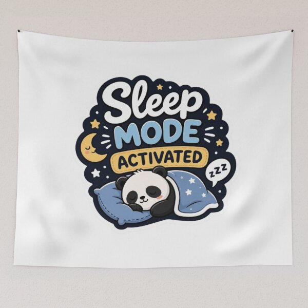 Item preview, Sleep Mode Activated Cute Panda Sleeping Kawaii designed and sold by WX-ST.