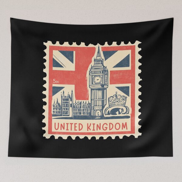 Item preview, United Kingdom Vintage Postage Stamp - Big Ben designed and sold by tiigerdad.