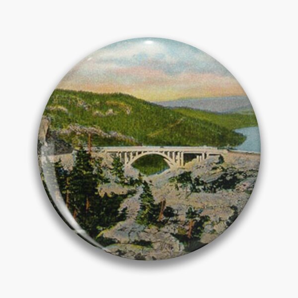 Item preview, Donner Pass Vintage Postcard – Donner Memorial Bridge designed and sold by GhostlyWorld.
