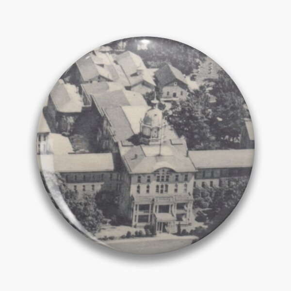 Item preview, Dayton State Hospital Vintage Postcard – Aerial View designed and sold by GhostlyWorld.