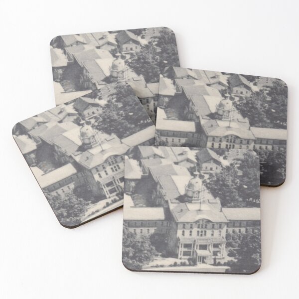 Item preview, Dayton State Hospital Vintage Postcard – Aerial View designed and sold by GhostlyWorld.
