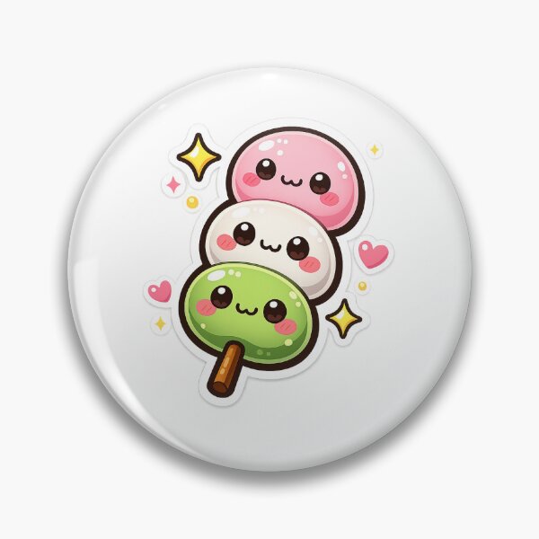 Item preview, Dango Sticker | Cute Kawaii Japanese Dessert Aesthetic designed and sold by CutePrintCorner.